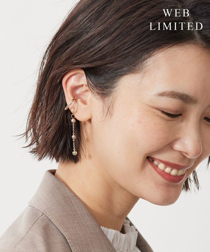 【ジェイ プレス/J.PRESS】の【WEB限定】3way ビジュー イヤカフ リング インテリア・キッズ・メンズ・レディースファッション・服の通販 founy(ファニー) https://founy.com/ ファッション Fashion レディースファッション WOMEN ジュエリー Jewelry リング Rings イヤリング Earrings アクセサリー Accessories イヤリング Earrings イヤーカフ Ear Cuff シンプル Simple チェーン Chain トレンド Trend バランス Balance ビジュー Bijou メタル Metal セレモニー Ceremony |ID: prp329100004291018 ipo3291000000031185676