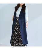 【23区/NIJYUSANKU】のウーステッドウールツイル ロング ジレ 人気、トレンドファッション・服の通販 founy(ファニー) ファッション Fashion レディースファッション WOMEN アウター Coat Outerwear ジャケット Jackets ジャケット Jacket ストレッチ Stretch ダブル Double フロント Front メンズ Mens ロング Long A/W・秋冬 Aw・Autumn/Winter・Fw・Fall-Winter 冬 Winter 再入荷 Restock/Back In Stock/Re Arrival 2023年 2023 2023-2024秋冬・A/W Aw/Autumn/Winter//Fw/Fall-Winter/2023-2024 エレガント 上品 Elegant thumbnail ネイビー系|ID: prp329100004291142 ipo3291000000030295253