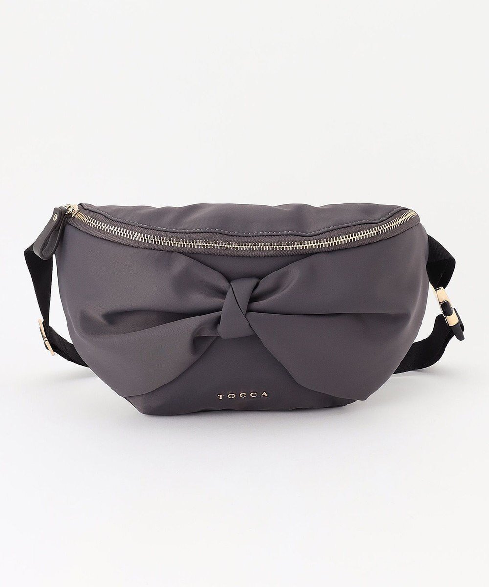 【トッカ/TOCCA】の【撥水】RIBBON KNOT BODY BAG ボディバッグ インテリア・キッズ・メンズ・レディースファッション・服の通販 founy(ファニー) 　ファッション　Fashion　レディースファッション　Fashion for Women　バッグ　Bags　ポーチ&ミニバッグ　Pouches & Mini Bags　センター　Center, Center Line　トレンド　Trend, Trending Now　ドレス　Dress, One-Piece　ポーチ　Pouch, Small Case　リボン　Ribbon, Bow　リュクス　Luxury, Elegant, High-End, Chic　ロマンティック　Romantic, Feminine Style　春　Spring　ライトグレー系|ID: prp329100004291330 ipo3291000000030804280
