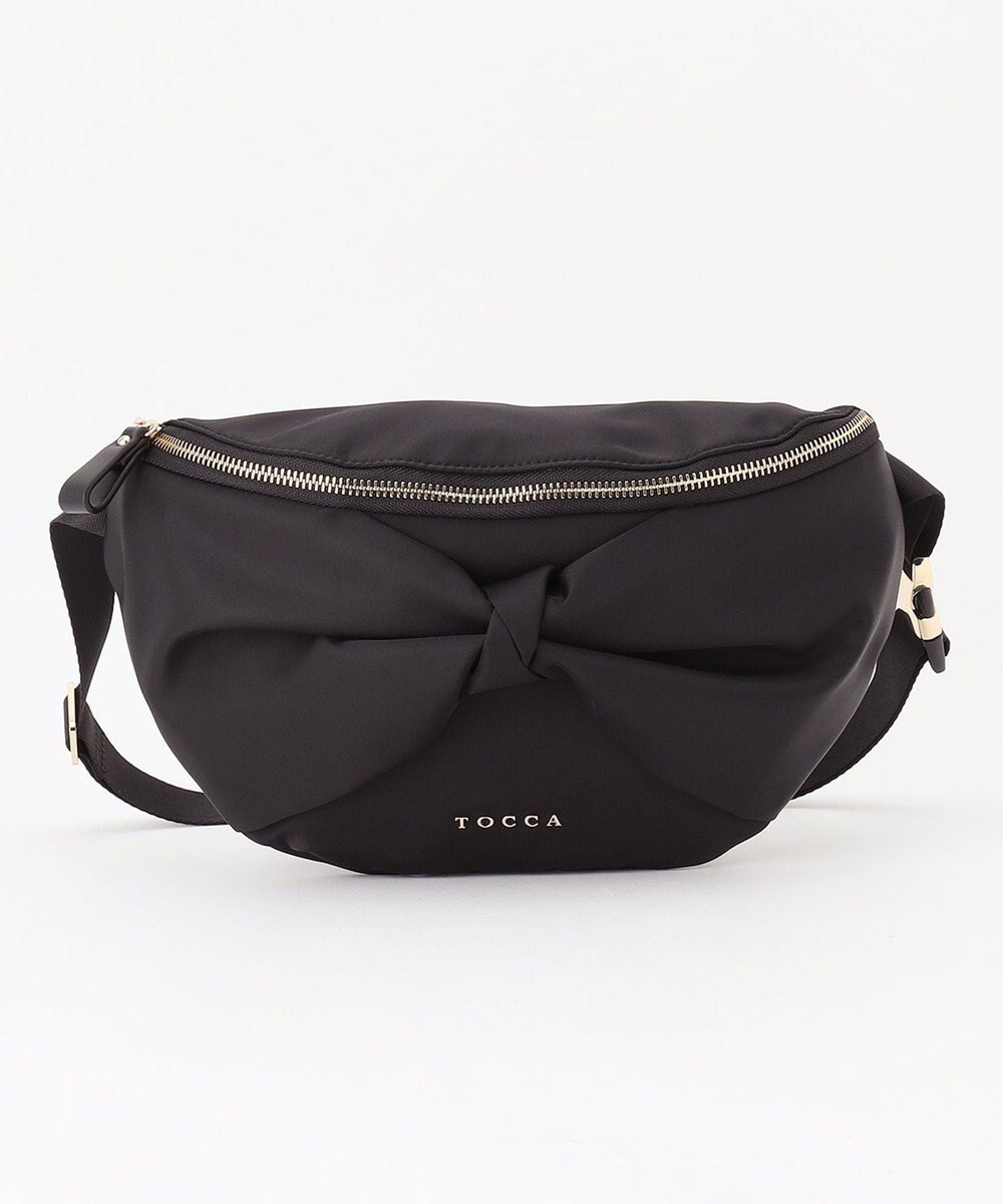 【トッカ/TOCCA】の【撥水】RIBBON KNOT BODY BAG ボディバッグ インテリア・キッズ・メンズ・レディースファッション・服の通販 founy(ファニー) 　ファッション　Fashion　レディースファッション　Fashion for Women　バッグ　Bags　ポーチ&ミニバッグ　Pouches & Mini Bags　センター　Center, Center Line　トレンド　Trend, Trending Now　ドレス　Dress, One-Piece　ポーチ　Pouch, Small Case　リボン　Ribbon, Bow　リュクス　Luxury, Elegant, High-End, Chic　ロマンティック　Romantic, Feminine Style　春　Spring　ブラック系|ID: prp329100004291330 ipo3291000000030804283