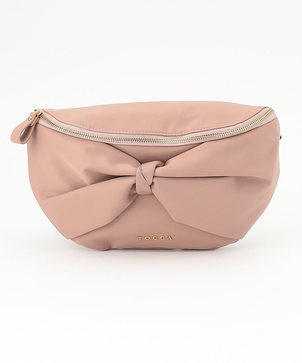 【トッカ/TOCCA】の【撥水】RIBBON KNOT BODY BAG ボディバッグ インテリア・キッズ・メンズ・レディースファッション・服の通販 founy(ファニー) 　ファッション　Fashion　レディースファッション　Fashion for Women　バッグ　Bags　ポーチ&ミニバッグ　Pouches & Mini Bags　センター　Center, Center Line　トレンド　Trend, Trending Now　ドレス　Dress, One-Piece　ポーチ　Pouch, Small Case　リボン　Ribbon, Bow　リュクス　Luxury, Elegant, High-End, Chic　ロマンティック　Romantic, Feminine Style　春　Spring　ローズ系|ID: prp329100004291330 ipo3291000000030804284