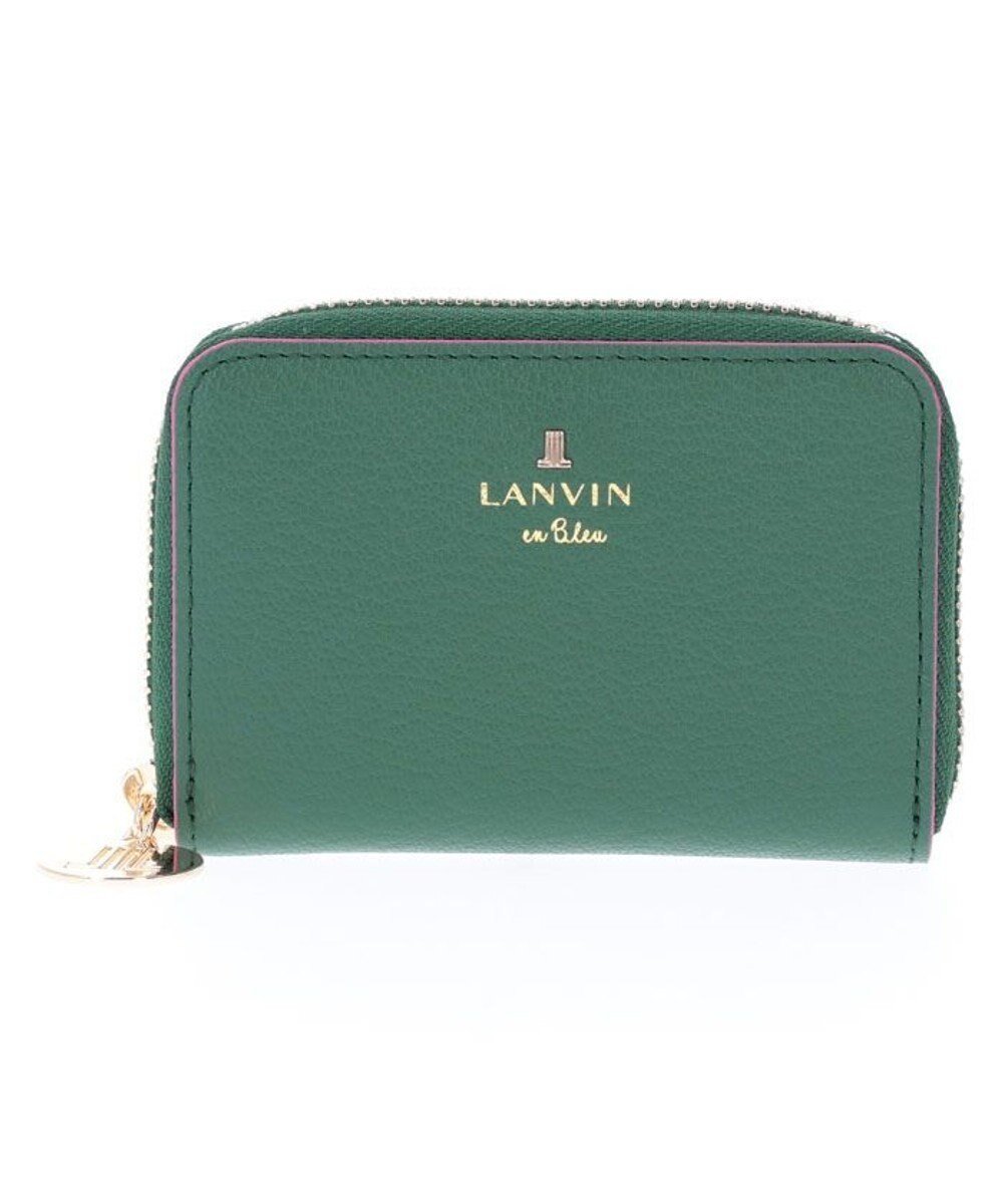 【ランバン オン ブルー/LANVIN en Bleu】のリム カードケース インテリア・キッズ・メンズ・レディースファッション・服の通販 founy(ファニー) 　ファッション　Fashion　レディースファッション　WOMEN　財布　Wallets　カードケース/名刺入れ　Card Cases　シンプル　Simple　エレガント 上品　Elegant　財布　Wallet　ダークグリーン|ID: prp329100004291841 ipo3291000000029779573