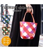 【ツモリチサト キャリー/tsumori chisato CARRY】のくもネコチェック ハンドバッグ ミニバッグ ピンク|ID: prp329100004292001 ipo3291000000029780186