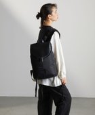 【イザック/Y'SACCS】の【CORDURA×リサイクルレザー】ラウンドフラップリュック ブラック|ID: prp329100004292432 ipo3291000000029782286