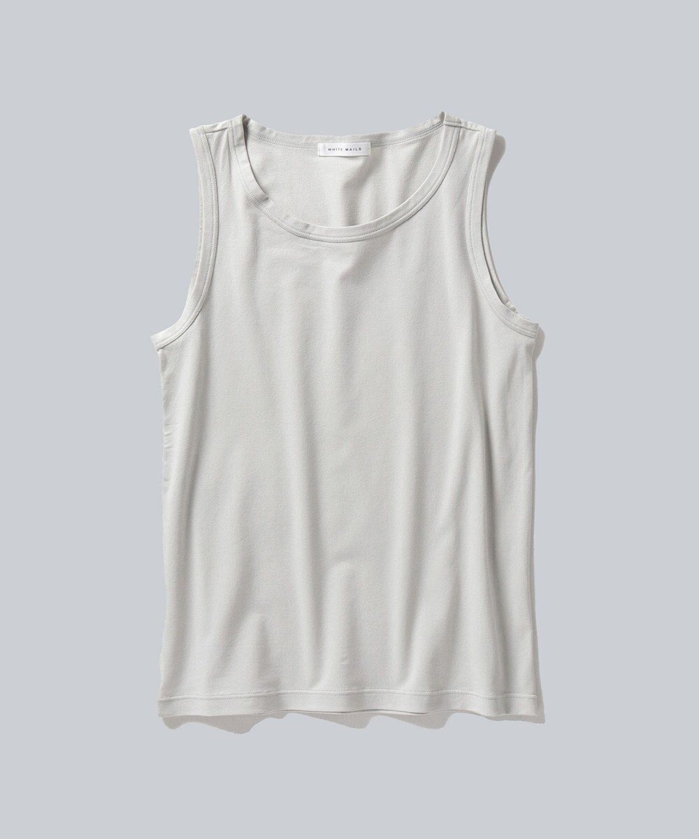 【ホワイトメイルズ/WHITE MAILS】のSPANDEX PAPER JERSEY タンクトップ インテリア・キッズ・メンズ・レディースファッション・服の通販 founy(ファニー) 　ファッション　Fashion　レディースファッション　WOMEN　トップス・カットソー　Tops/Tshirt　インナー　Inner　吸水　Water Absorption　抗菌　Antibacterial　軽量　Lightweight　ジャージー　Jersey　ストレッチ　Stretch　タンク　Tank　バランス　Balance　ベーシック　Basic　冬　Winter　A/W・秋冬　Aw・Autumn/Winter・Fw・Fall-Winter　S/S・春夏　Ss・Spring/Summer　おすすめ　Recommend　夏　Summer　クリーム|ID: prp329100004292611 ipo3291000000029783107