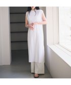 【ハッシュニュアンス/#Newans】の【洗える】サーマルノースリーブワンピース 人気、トレンドファッション・服の通販 founy(ファニー) ファッション Fashion レディースファッション WOMEN ワンピース Dress 2023年 2023 2023春夏・S/S Ss,Spring/Summer,2023 S/S・春夏 Ss・Spring/Summer カットソー Cut And Sew スリット Slit ノースリーブ No Sleeve 夏 Summer 春 Spring 洗える Washable thumbnail ホワイト系|ID: prp329100004293510 ipo3291000000030084931