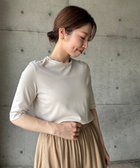 【アンフィーロ 自由区/UNFILO】の【汗ジミが目立たない/吸水速乾】マルチエフェクト 二の腕スッキリTシャツ グレージュ|ID: prp329100004293584 ipo3291000000029787494