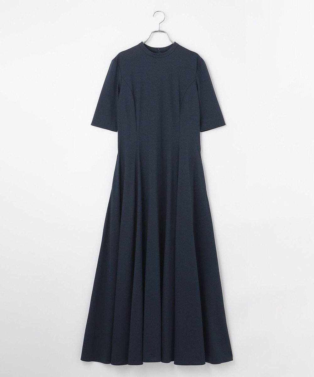 【ハッシュニュアンス/#Newans】の【ANSWER for シティライフ】乾燥機対応!フィット フレアロングワンピース インテリア・キッズ・メンズ・レディースファッション・服の通販 founy(ファニー) ファッション Fashion レディースファッション Fashion for Women ワンピース Dresses エレガント 上品 Elegant コンパクト Compact, Small Size パターン Pattern, Design Print フィット Fit, Slim Fit フレア Flare, Flared ロング Long, Long-Length 夏 Summer 春 Spring S/S・春夏 SS, Spring/Summer, Warm Season ネイビー系|ID: prp329100004293762 ipo3291000000034178226