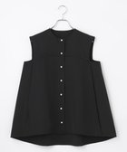 【ハッシュニュアンス/#Newans】の【ANSWER for シティライフ】ヨークデザインノースリーブブラウス ブラック系|ID: prp329100004293765 ipo3291000000034424075