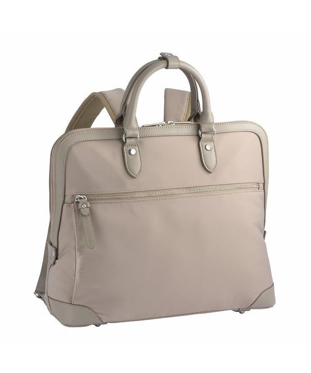 【エースバッグズアンドラゲッジ/ACE BAGS & LUGGAGE】のace.GENE エルビーサック2 リュックサック 13.3インチ A4サイズ 17301 インテリア・キッズ・メンズ・レディースファッション・服の通販 founy(ファニー) 　ファッション　Fashion　レディースファッション　WOMEN　バッグ　Bag　コンパクト　Compact　抗菌　Antibacterial　スタイリッシュ　Stylish　スリム　Slim　フォルム　Form　フロント　Front　ポケット　Pocket　リップ　Lip　リュック　Ruck Sack　ビジネス 仕事 通勤　Business　ベージュ|ID: prp329100004293782 ipo3291000000029788324