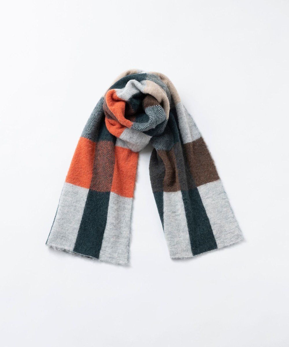 【トリコテ/Tricote】のCHECK SHAGGY SCARF / チェックシャギーマフラー インテリア・キッズ・メンズ・レディースファッション・服の通販 founy(ファニー) 　ファッション　Fashion　レディースファッション　WOMEN　マフラー　Mufflers　アクセサリー　Accessories　スヌード　Snood　タンブラー　Tumbler　チェック　Check　マフラー　Scarf　A/W・秋冬　Aw・Autumn/Winter・Fw・Fall-Winter　軽量　Lightweight　65ORANGE|ID: prp329100004294333 ipo3291000000029791514