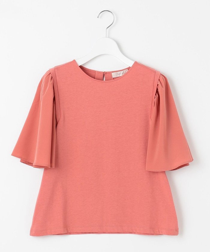【フェルゥ/Feroux】の【UVケア】ジョーゼットフレアスリーブ Tシャツ インテリア・キッズ・メンズ・レディースファッション・服の通販 founy(ファニー) https://founy.com/ ファッション Fashion レディースファッション WOMEN トップス・カットソー Tops/Tshirt シャツ/ブラウス Shirts/Blouses ロング / Tシャツ T-Shirts カットソー Cut and Sewn おすすめ Recommend カットソー Cut And Sew フレア Flare 夏 Summer 定番 Standard 春 Spring S/S・春夏 Ss・Spring/Summer ビジネス 仕事 通勤 Business |ID: prp329100004294835 ipo3291000000031991232