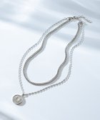 【23区/NIJYUSANKU】の2WAYチェーンコイン ネックレス シルバー系|ID: prp329100004294965 ipo3291000000033584246