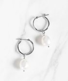 【トッカ/TOCCA】の【WEB限定】PETAL HOOP PIERCED EARRINGS K10 淡水パール ピアス ホワイトゴールド系|ID: prp329100004295548 ipo3291000000029796766