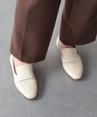 【インター ショシュール/INTER-CHAUSSURES】の【FABIO RUSCONI】モカデザインレザーシューズ アイボリーエナメル|ID: prp329100004295595 ipo3291000000029796961