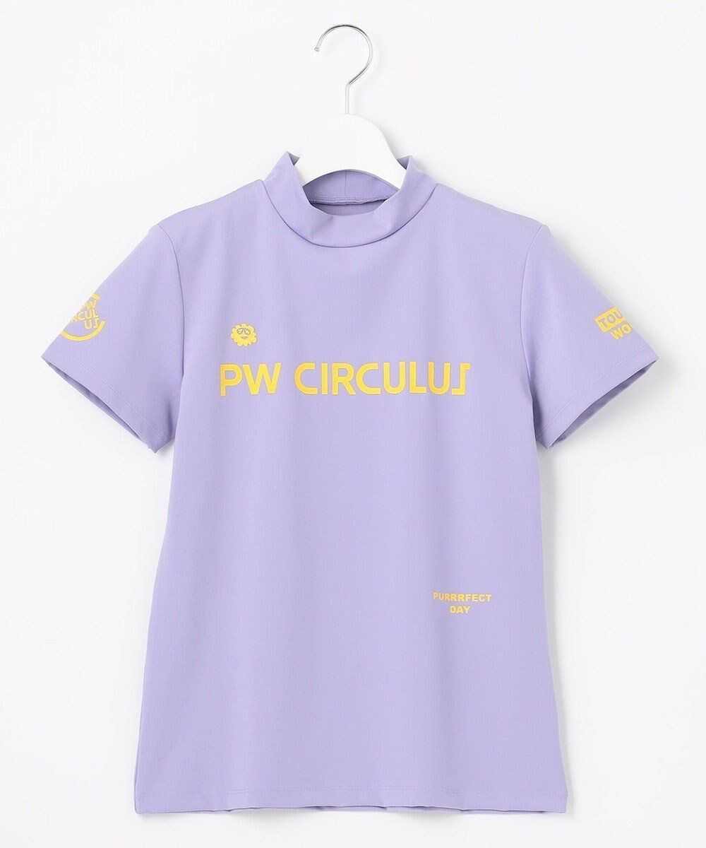 【ピーダブリュサーキュラス/PW CIRCULUS】の【WOMEN】【ストレッチ / UVケア】ロゴ モックネック シャツ 人気、トレンドファッション・服の通販 founy(ファニー) 　ファッション　Fashion　レディースファッション　WOMEN　トップス・カットソー　Tops/Tshirt　シャツ/ブラウス　Shirts/Blouses　ロング / Tシャツ　T-Shirts　カットソー　Cut and Sewn　S/S・春夏　Ss・Spring/Summer　インナー　Inner　カットソー　Cut And Sew　グラフィック　Graphic　ゴルフ　Golf　シンプル　Simple　ストレッチ　Stretch　モックネック　Mock Neck　夏　Summer　春　Spring　 other-1|ID: prp329100004295697 ipo3291000000029797384