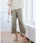 【アイシービー/iCB】の【WEB限定カラーあり】FluidBackSatin ワイドクロップドパンツ オリーブ系|ID: prp329100004295726 ipo3291000000032662296