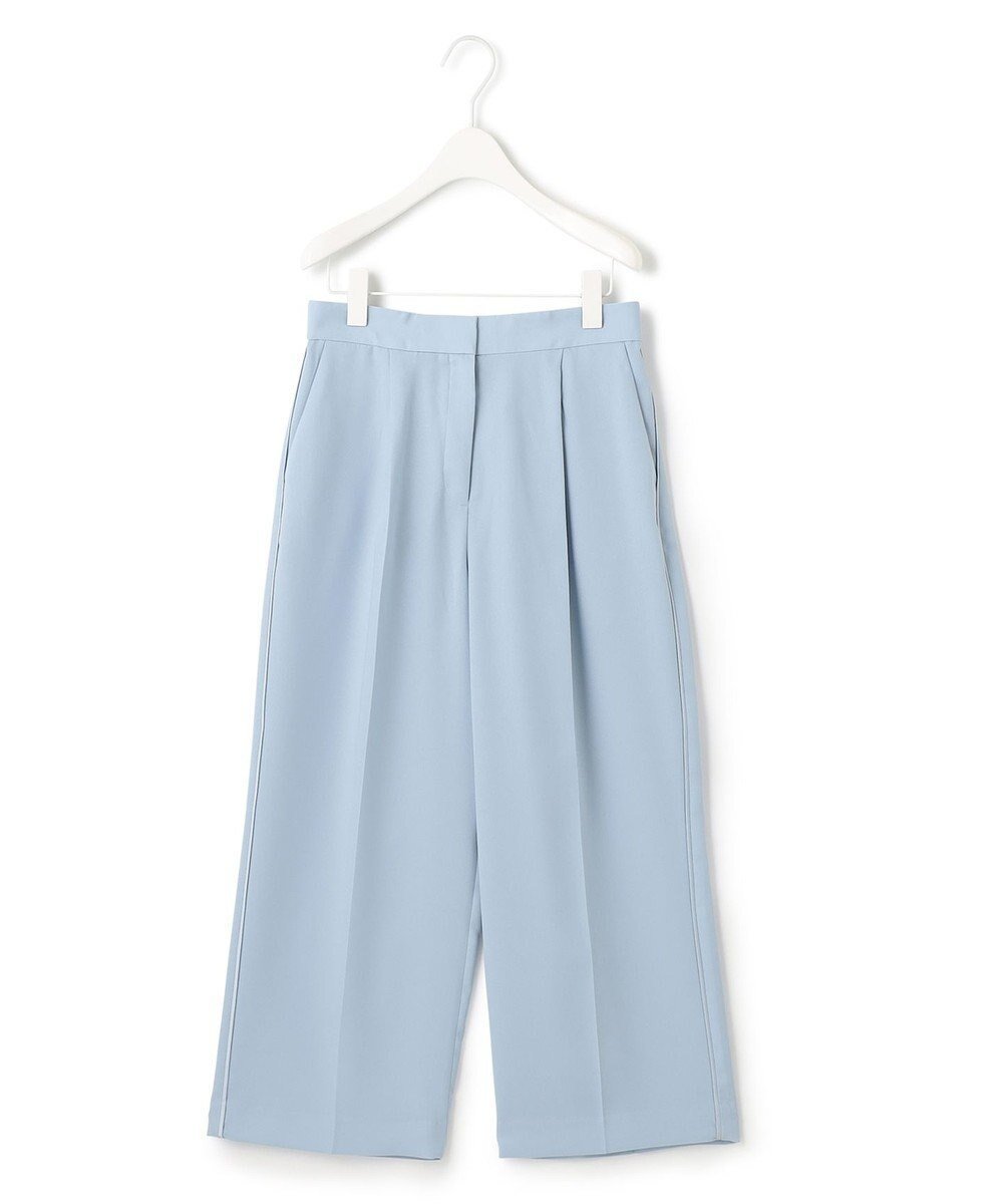 【アイシービー/iCB】の【WEB限定カラーあり】FluidBackSatin ワイドクロップドパンツ インテリア・キッズ・メンズ・レディースファッション・服の通販 founy(ファニー) 　ファッション　Fashion　レディースファッション　Ladies' Fashion Online　パンツ　Pants　春　Spring　サテン　Satin　セットアップ　Set Up　センター　Center　ノースリーブ　No Sleeve　人気　Popularity　バランス　Balance　フロント　Front　ワイド　Wide　S/S・春夏　Ss・Spring/Summer　再入荷　Restock/Back In Stock/Re Arrival　おすすめ　Recommend　夏　Summer　2023春夏・S/S　Ss,Spring/Summer,2023　2023年　2023　ライトブルー系|ID: prp329100004295726 ipo3291000000032662298