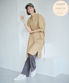 【ハッシュニュアンス/#Newans】の【ANSWER for 骨格ストレート】バンドカラーシャツワンピース 人気、トレンドファッション・服の通販 founy(ファニー) ファッション Fashion レディースファッション WOMEN ワンピース Dress シャツワンピース Shirt Dresses S/S・春夏 Ss・Spring/Summer シャツワンピ Shirt Dress ストレート Straight デコルテ Decolletage 夏 Summer 春 Spring 洗える Washable thumbnail キャメル系|ID: prp329100004295941 ipo3291000000029798445