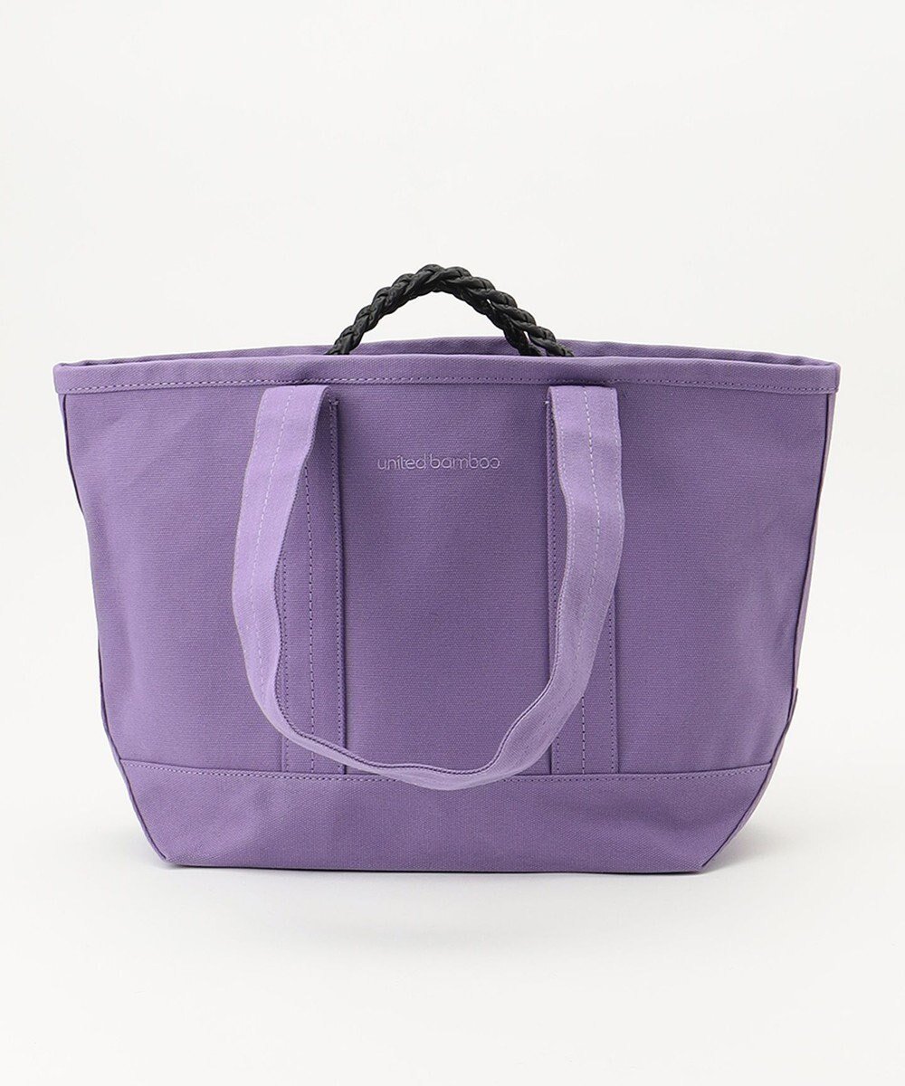 【ユナイテッドバンブールバック/united bamboo LE BAC】のベーシックキャンバストート(大サイズ) インテリア・キッズ・メンズ・レディースファッション・服の通販 founy(ファニー) 　ファッション　Fashion　レディースファッション　WOMEN　バッグ　Bag　ショート　Short　ポケット　Pocket　軽量　Lightweight　パープル系|ID: prp329100004296273 ipo3291000000031619988