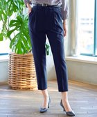 【ティアクラッセ/Tiaclasse】の【小倉優子さん着用・ダブルクロス・洗える】テーパードパンツ ネイビー|ID: prp329100004296636 ipo3291000000031995969