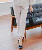 【ティアクラッセ/Tiaclasse】の【小倉優子さん着用・ダブルクロス・洗える】テーパードパンツ グレージュ|ID: prp329100004296636 ipo3291000000033542489