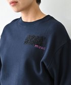 【ムーク/muuc】の〈コットン100% 12.7オンス生地&裏面パイル〉花刺繍のスウェット ネイビー|ID: prp329100004296753 ipo3291000000030011663