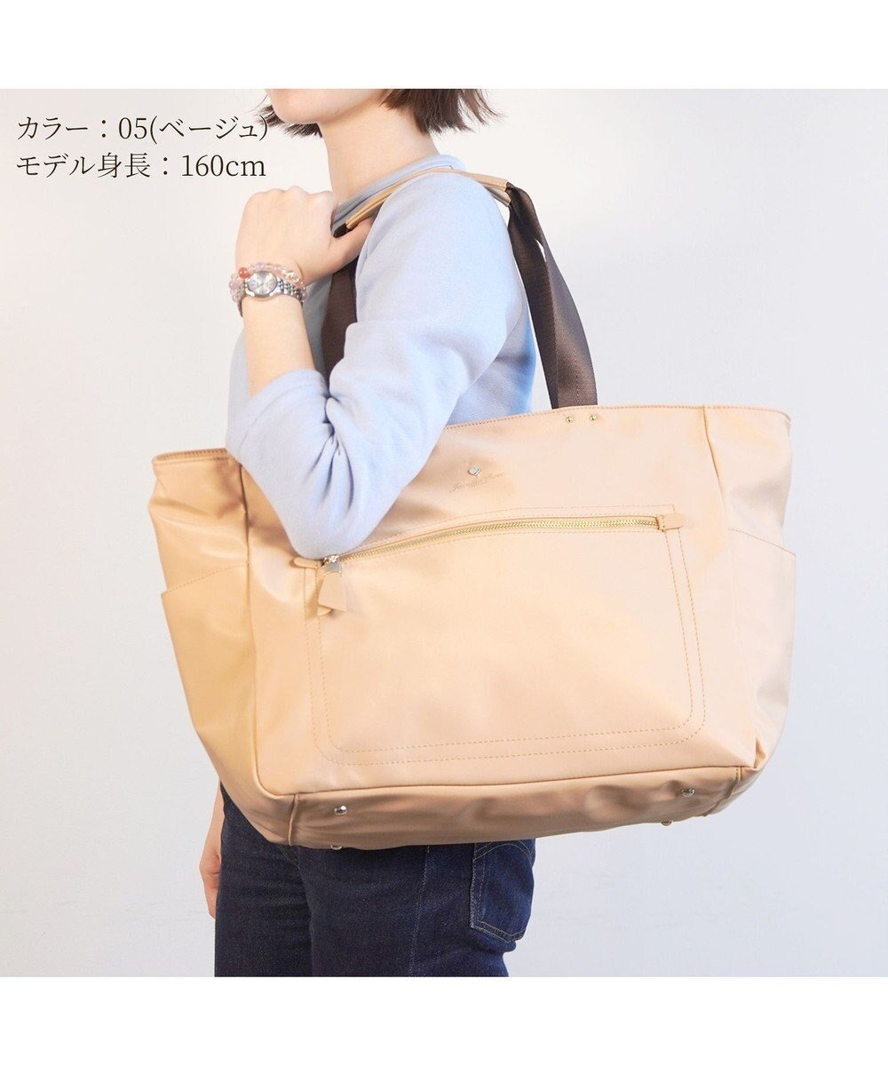 【エースバッグズアンドラゲッジ/ACE BAGS & LUGGAGE】のJewelna Rose フラッフィー ボストントートバッグ 39293 インテリア・キッズ・メンズ・レディースファッション・服の通販 founy(ファニー) 　ファッション　Fashion　レディースファッション　WOMEN　バッグ　Bag　軽量　Lightweight　シンプル　Simple　セットアップ　Set Up　フロント　Front　ボストンバッグ　Boston Bag　ポケット　Pocket　リボン　Ribbon　おすすめ　Recommend　旅行　Travel　スーツケース キャリーケース　Suitcase　ベージュ|ID: prp329100004296903 ipo3291000000029802470