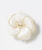 【23区/NIJYUSANKU】のパールトリミング コサージュ 人気、トレンドファッション・服の通販 founy(ファニー) ファッション Fashion レディースファッション Fashion for Women アクセサリー Fashion Accessories グログラン Grosgrain, Grosgrain Ribbon サテン Satin, Glossy Fabric セレモニー Ceremony トリミング Trimming, Decorative Edge パール Pearl, Pearl Accent ブローチ Brooch, Pin Brooch ミックス Mix, Mixed Style エレガント 上品 Elegant thumbnail アイボリー系|ID: prp329100004297154 ipo3291000000033464762