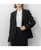 【23区/NIJYUSANKU】の【セットアップ対応/洗える】トリアセダブルジョーゼット テーラード ジャケット ブラック系|ID: prp329100004297165 ipo3291000000036379192