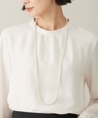 【ジェイ プレス/J.PRESS】の【2way】ロングパール ネックレス シルバー系|ID: prp329100004297259 ipo3291000000031950902