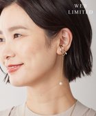 【ジェイ プレス/J.PRESS】の【WEB限定】3way チャーム付き パール イヤカフ リング ホワイト系|ID: prp329100004297310 ipo3291000000032674881