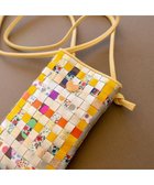 【ツモリチサト キャリー/tsumori chisato CARRY】のエポネコメッシュ スマホポシェット スマホケース 縦型 軽量 ショルダー カード入れ付き イエロー|ID: prp329100004297433 ipo3291000000030456778