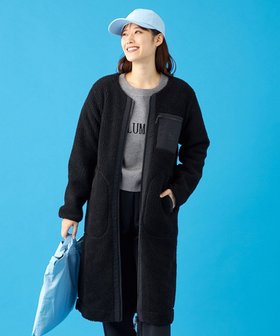 【シェアパーク/SHARE PARK】の【LADIES】ボアフリースロングカーディガン 人気、トレンドファッション・服の通販 founy(ファニー) ファッション Fashion レディースファッション WOMEN A/W・秋冬 Aw・Autumn/Winter・Fw・Fall-Winter ジャケット Jacket タフタ Taffeta ハイネック High Neck ブルゾン Blouson ポケット Pocket 防寒 Cold Protection |ID:prp329100004297437