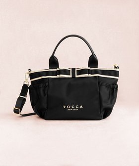 【トッカ/TOCCA】のDUAL RIBBON NYLON TOTE M トートバッグ M 人気、トレンドファッション・服の通販 founy(ファニー) ファッション Fashion レディースファッション WOMEN バッグ Bag インナー Inner 軽量 Lightweight シンプル Simple 財布 Wallet フォルム Form ポケット Pocket ポーチ Pouch リップ Lip リュクス Luxe ロマンティック Romantic おすすめ Recommend ビジネス 仕事 通勤 Business |ID:prp329100004297947