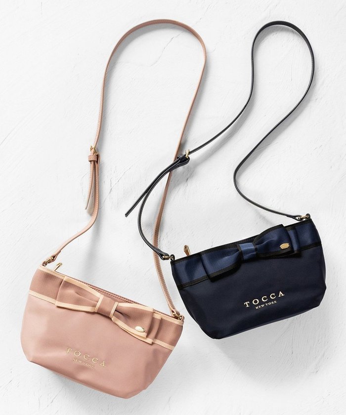 【トッカ/TOCCA】のBICOLOR RIBBON POCHETTE ポシェット インテリア・キッズ・メンズ・レディースファッション・服の通販 founy(ファニー) https://founy.com/ ファッション Fashion レディースファッション WOMEN シンプル Simple ポケット Pocket ポシェット Pochette リュクス Luxe 財布 Wallet |ID: prp329100004297950 ipo3291000000031951036