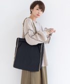 【ユナイテッドバンブールバック/united bamboo LE BAC】の【辺見えみりさんコラボ】パデッドトートバッグ ブラック系|ID: prp329100004297968 ipo3291000000032514681