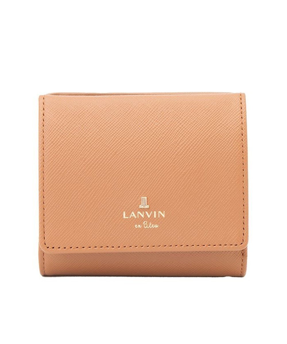 【ランバン オン ブルー/LANVIN en Bleu】のリュクサンブールカラー 外BOX二つ折り財布 インテリア・キッズ・メンズ・レディースファッション・服の通販 founy(ファニー) 　ファッション　Fashion　レディースファッション　WOMEN　財布　Wallets　人気　Popularity　再入荷　Restock/Back In Stock/Re Arrival　財布　Wallet　ブラウン|ID: prp329100004298004 ipo3291000000031031919