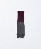 【トリコテ/Tricote】のVELOR LAME TABI SOCKS / ベロアラメタビソックス 28WINE|ID: prp329100004298116 ipo3291000000029806604