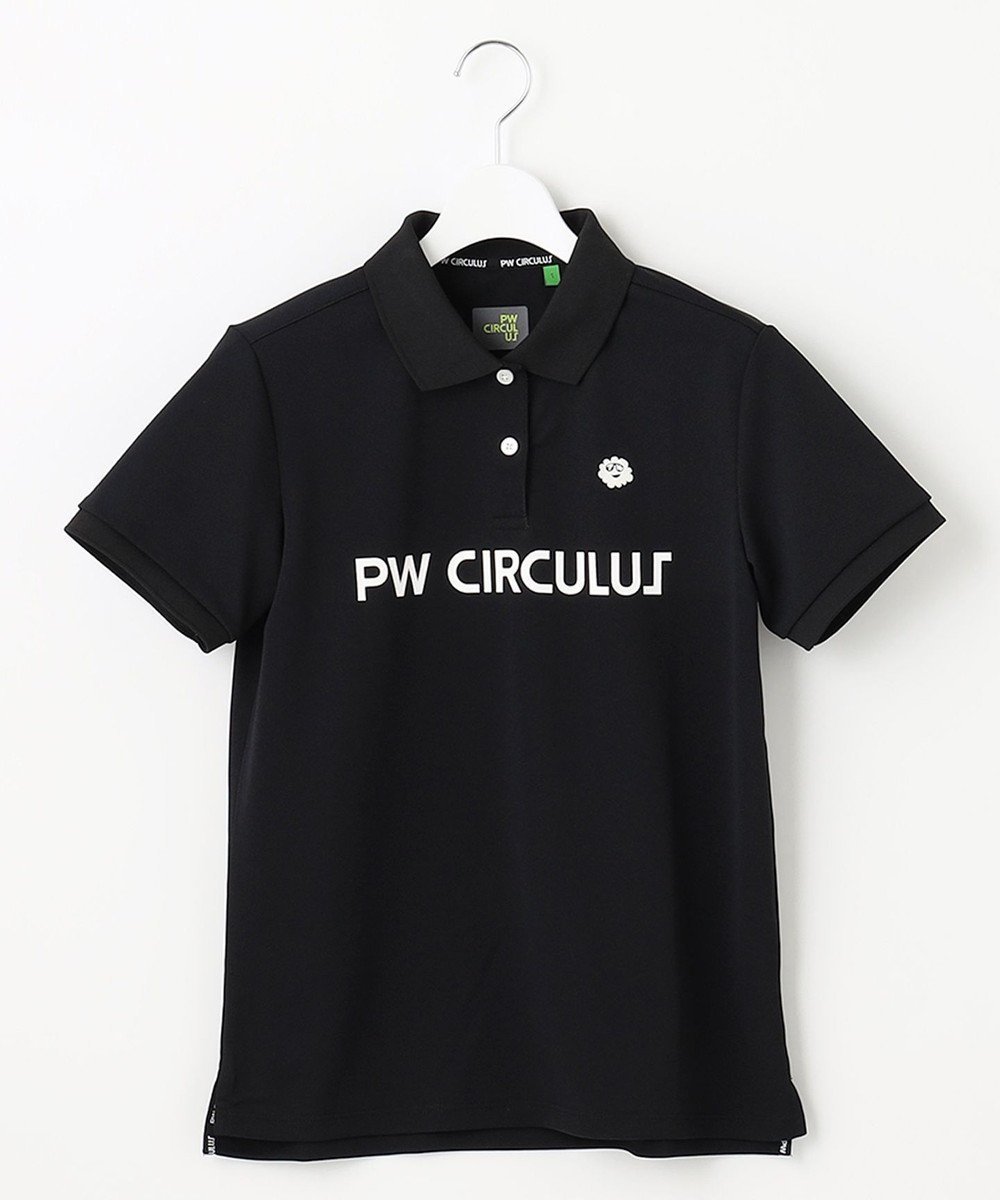 【ピーダブリュサーキュラス/PW CIRCULUS】の【WOMEN】【吸汗速乾】ベーシックカノコ ポロシャツ インテリア・キッズ・メンズ・レディースファッション・服の通販 founy(ファニー) 　ファッション　Fashion　レディースファッション　Fashion for Women　トップス・カットソー　Cut & Sew Tops　シャツ・ブラウス・オフィスカジュアル　Elegant Blouses & Button-Ups　ポロシャツ・きれいめカジュアル　Smart-Casual Polo Tops　ゴルフ　Golf　バランス　Balance, Style Balance　ポロシャツ　Polo Shirt, Collared Tee　定番　Standard, Basic Item　A/W・秋冬　Autumn/Winter　軽量　Lightweight, Ultra Light　鹿の子　Piqué, Kanoko Fabric　ブラック系|ID: prp329100004298283 ipo3291000000033709784
