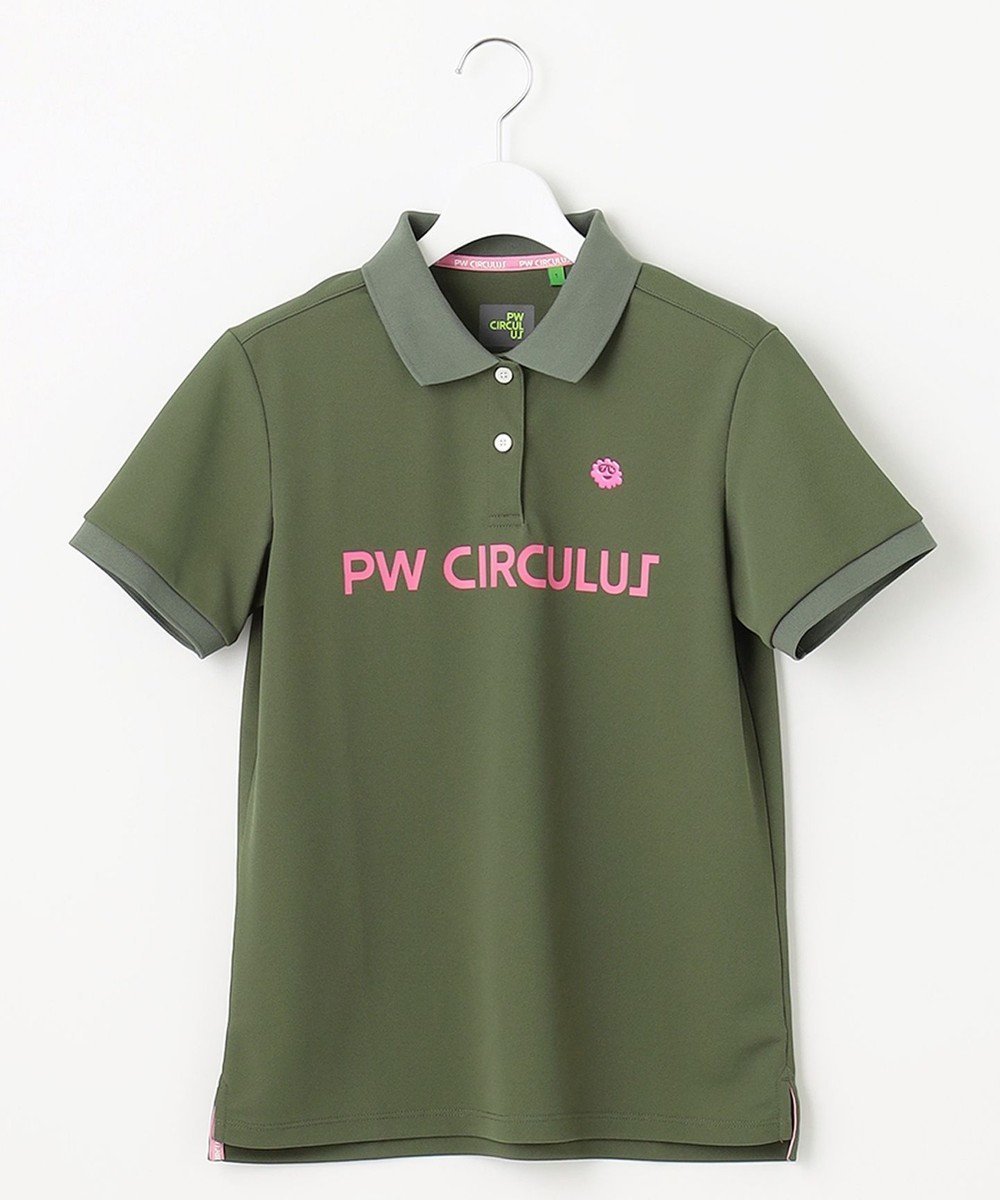 【ピーダブリュサーキュラス/PW CIRCULUS】の【WOMEN】【吸汗速乾】ベーシックカノコ ポロシャツ インテリア・キッズ・メンズ・レディースファッション・服の通販 founy(ファニー) 　ファッション　Fashion　レディースファッション　Fashion for Women　トップス・カットソー　Cut & Sew Tops　シャツ・ブラウス・オフィスカジュアル　Elegant Blouses & Button-Ups　ポロシャツ・きれいめカジュアル　Smart-Casual Polo Tops　ゴルフ　Golf　バランス　Balance, Style Balance　ポロシャツ　Polo Shirt, Collared Tee　定番　Standard, Basic Item　A/W・秋冬　Autumn/Winter　軽量　Lightweight, Ultra Light　鹿の子　Piqué, Kanoko Fabric　カーキ系|ID: prp329100004298283 ipo3291000000033709788