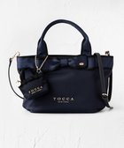 【トッカ/TOCCA】のBICOLOR RIBBON TOTE トートバッグ ネイビー系|ID: prp329100004298296 ipo3291000000034201342