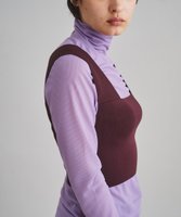 【グレース コンチネンタル/GRACE CONTINENTAL】のビスチェニットトップ 人気、トレンドファッション・服の通販 founy(ファニー) ファッション Fashion レディースファッション WOMEN トップス・カットソー Tops/Tshirt ニット Knit Tops シャツ/ブラウス Shirts/Blouses ロング / Tシャツ T-Shirts カットソー Cut and Sewn ビスチェ Bustier A/W・秋冬 Aw・Autumn/Winter・Fw・Fall-Winter インナー Inner カットソー Cut And Sew クロップド Cropped コンパクト Compact ハイネック High Neck ベスト Vest 定番 Standard 秋 Autumn/Fall |ID:prp329100004298372