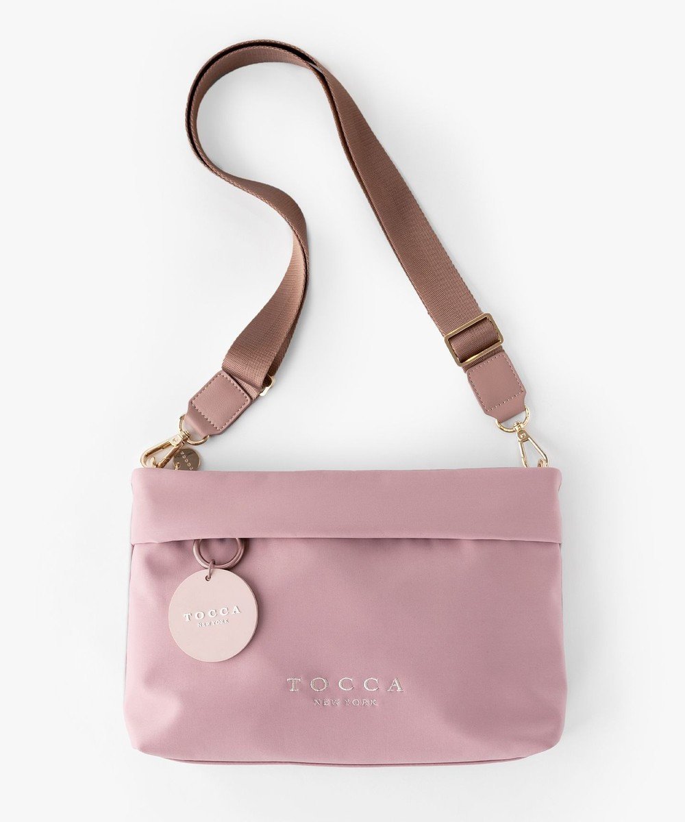 【トッカ/TOCCA】の【WEB限定&一部店舗限定】【撥水】ARIA POCHETTE ポシェットバッグ インテリア・キッズ・メンズ・レディースファッション・服の通販 founy(ファニー) 　ファッション　Fashion　レディースファッション　Fashion for Women　バッグ　Bags　クラウン　Crown, Royal Motif　コレクション　Collection, Seasonal Line　シューズ　Shoes, Footwear　シリコン　Silicone, Silicone Material　スポーツ　Sports, Activewear　財布　Wallet, Purse　チャーム　Charm, Pendant　フェミニン　Feminine, Girly　フラット　Flat, Flat Shoes　フロント　Front, Front Design　ポケット　Pocket, Pocket Detail　ポシェット　Pochette, Mini Bag　リラックス　Relax, Relaxed Fit　旅行　Travel　ピンク系|ID: prp329100004298615 ipo3291000000031618948