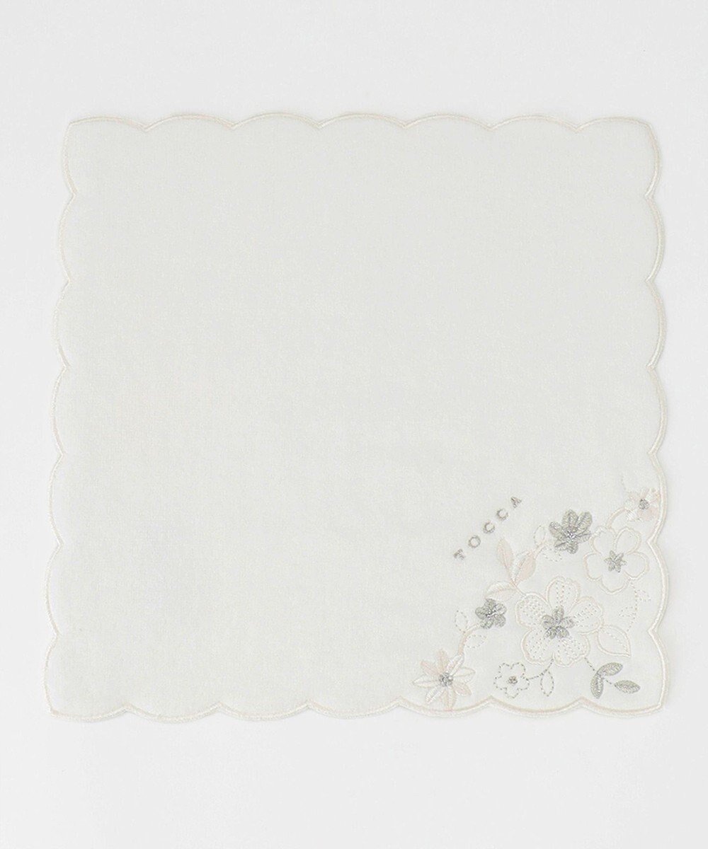 【トッカ/TOCCA】の【TOWEL COLLECTION】CLEMATIS TOWELCHIEF タオルハンカチ インテリア・キッズ・メンズ・レディースファッション・服の通販 founy(ファニー) 　ファッション　Fashion　レディースファッション　WOMEN　財布　Wallets　スカラップ　Scalloped　タオル　Towel　ハンカチ　Handkerchief　ハンド　Hand　フェミニン　Feminine　財布　Wallet　ホワイト系|ID: prp329100004298984 ipo3291000000031983799