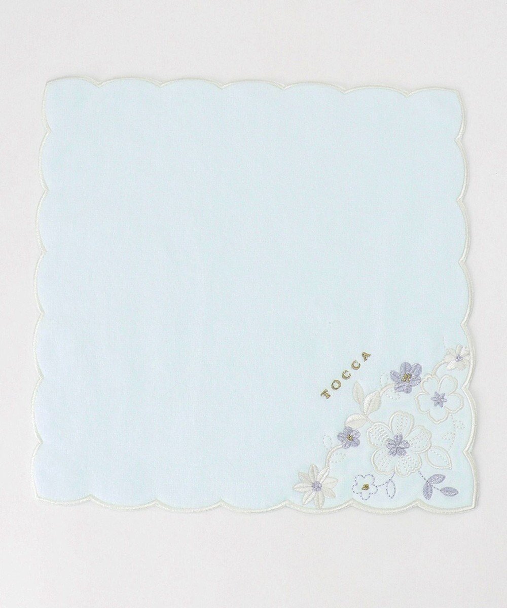 【トッカ/TOCCA】の【TOWEL COLLECTION】CLEMATIS TOWELCHIEF タオルハンカチ インテリア・キッズ・メンズ・レディースファッション・服の通販 founy(ファニー) 　ファッション　Fashion　レディースファッション　WOMEN　財布　Wallets　スカラップ　Scalloped　タオル　Towel　ハンカチ　Handkerchief　ハンド　Hand　フェミニン　Feminine　財布　Wallet　スカイブルー系|ID: prp329100004298984 ipo3291000000031983800