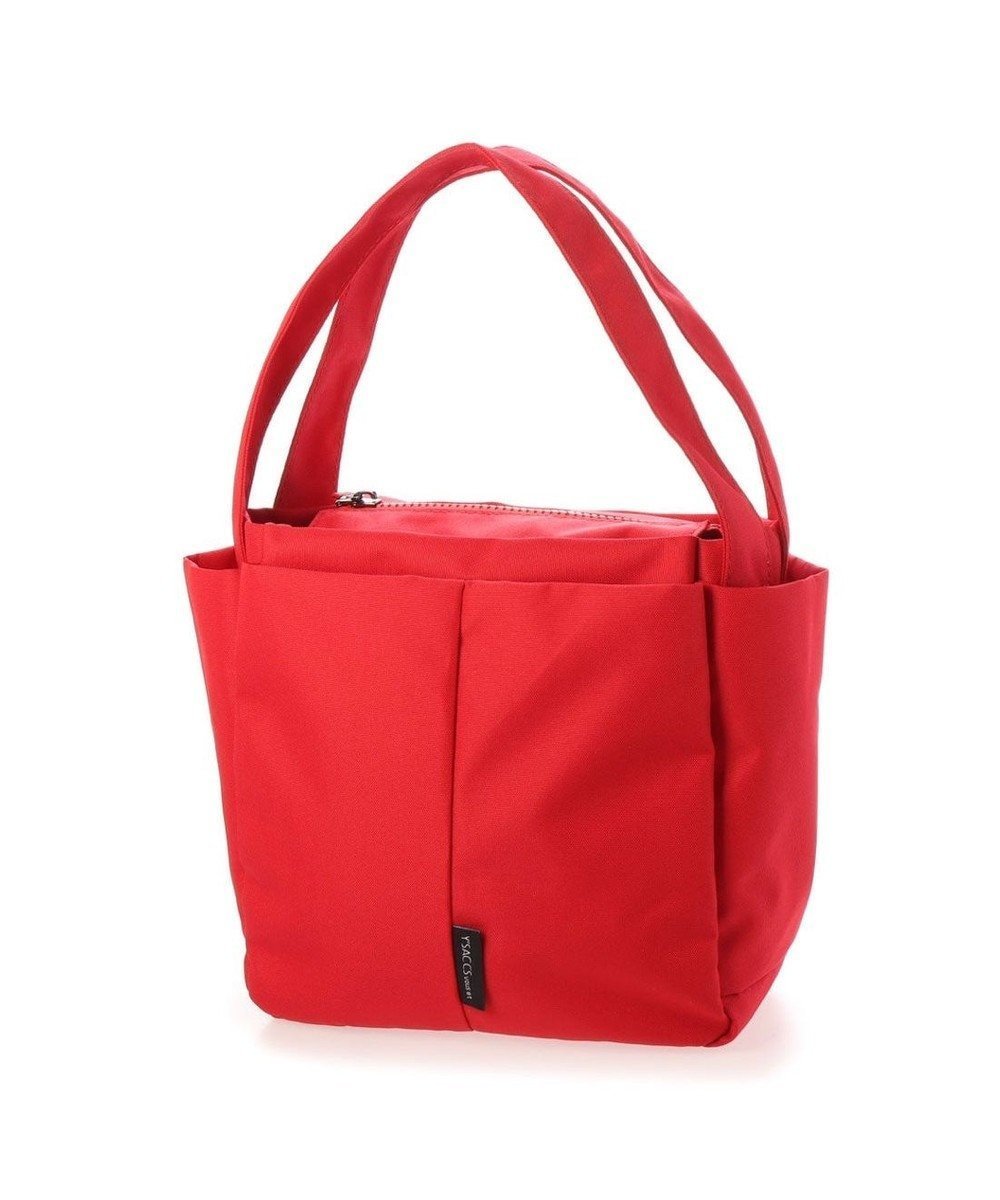 【イザック/Y'SACCS】の【Y SACCS vous et】 ボックストート Sサイズ インテリア・キッズ・メンズ・レディースファッション・服の通販 founy(ファニー) 　ファッション　Fashion　レディースファッション　Fashion for Women　バッグ　Bags　シンプル　Simple, Minimal　スタイリッシュ　Stylish, Fashionable　プチプライス・低価格　Affordable / Budget Price　ボックス　Boxy, Box Shape　定番　Standard, Basic Item　軽量　Lightweight, Ultra Light　レッド|ID: prp329100004299414 ipo3291000000034264037