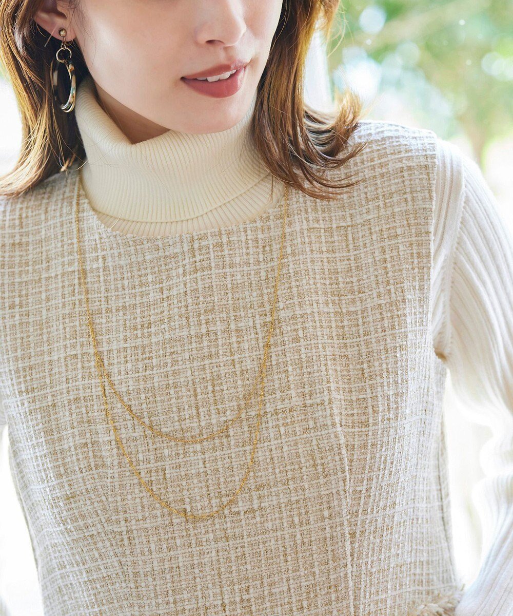 【ティアクラッセ/Tiaclasse】の【安田美沙子さん 小倉優子さん着用・日本製】大人可愛い2連風チェーンネックレス 人気、トレンドファッション・服の通販 founy(ファニー) ファッション Fashion レディースファッション Fashion for Women ジュエリー Jewelry ネックレス Necklaces & Pendants アクセサリー Fashion Accessories シューズ Shoes, Footwear シルバー Silver, Metallic Silver チェーン Chain, Chain Strap チュニック Tunic, Long Top ネックレス Necklace, Pendant Necklace ロング Long, Long-Length 再入荷 Restock / Back in Stock 新作・新入荷 New Arrivals / New In 日本製 Made In Japan other-1|ID: prp329100004299511 ipo3291000000034270128