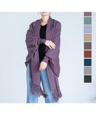 【ティアクラッセ/Tiaclasse】の【洗える】ストール風カーディガン パープル|ID: prp329100004299740 ipo3291000000032581159