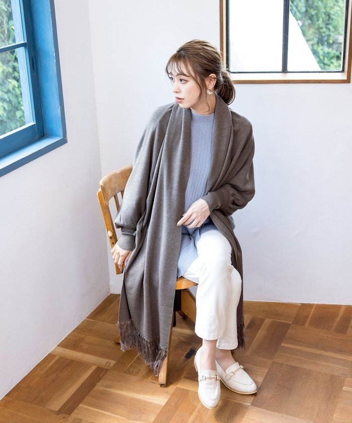 【ティアクラッセ/Tiaclasse】のストール風カーディガン インテリア・キッズ・メンズ・レディースファッション・服の通販 founy(ファニー) https://founy.com/ ファッション Fashion レディースファッション Fashion for Women ウォッシャブル Machine Washable カーディガン Cardigan, Knitwear ストール Stole, Wrap チュニック Tunic, Long Top 再入荷 Restock / Back in Stock 冬 Winter / This Winter 新作・新入荷 New Arrivals / New In 春 Spring 楽ちん Easy Fit, Comfortable 洗える Machine Washable 無地 Plain, Solid Color 秋 Autumn A/W・秋冬 Autumn/Winter 長袖 Long Sleeve, Full Sleeve |ID: prp329100004299740 ipo3291000000035762451